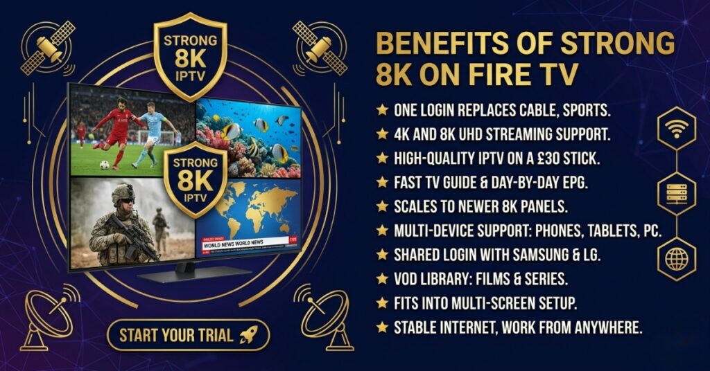 Benefits of Running Strong 8K on Fire TV
