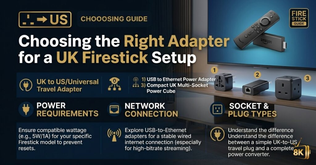 Choosing the Right Adapter for a UK Firestick Setup