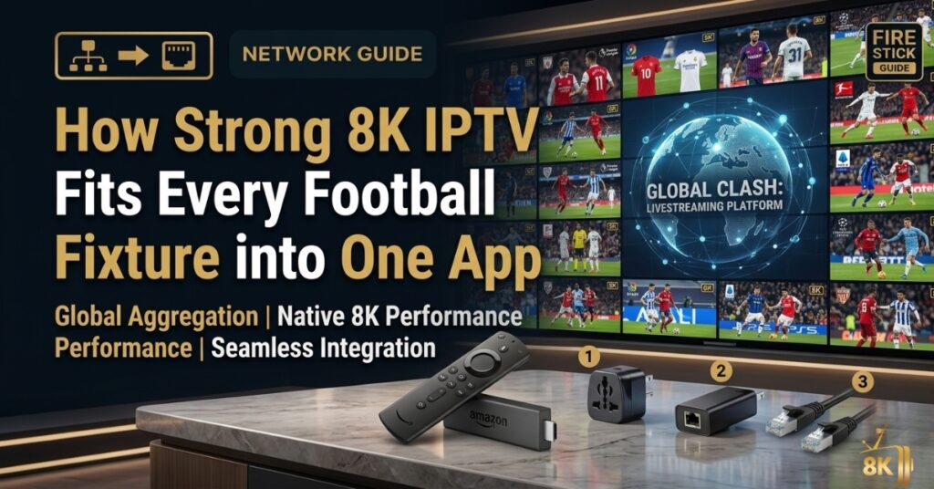 How Strong 8K IPTV Fits Every Football Fixture into One App