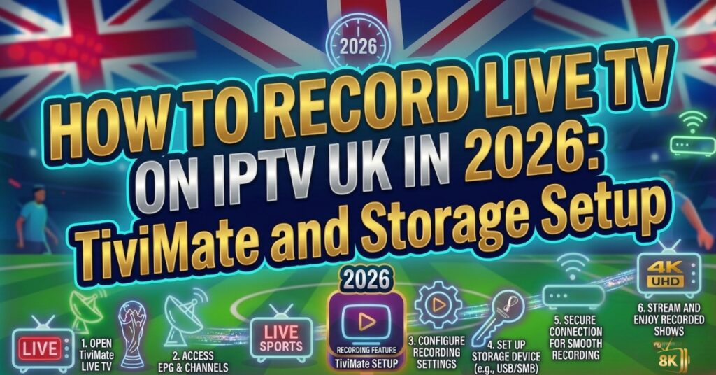 How to Record Live TV on IPTV UK in 2026: TiviMate and Storage Setup