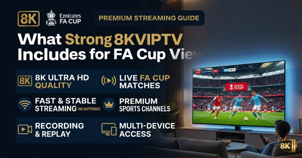 What Strong 8K IPTV Includes for FA Cup Viewing