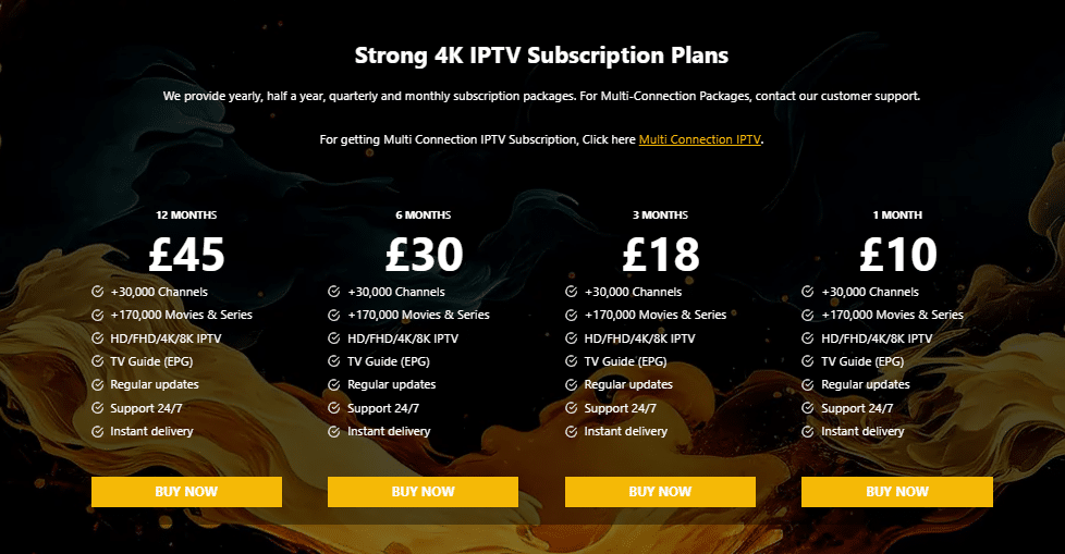 Strong 8K IPTV Deals and Discount Math