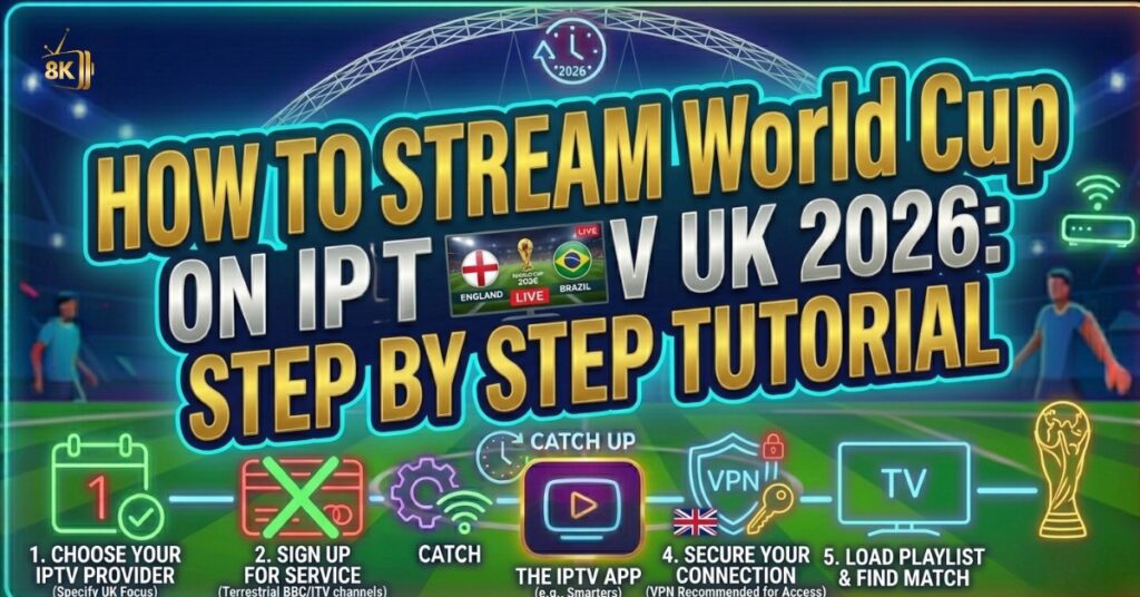 How to Stream World Cup on IPTV UK 2026: Step by Step Tutorial